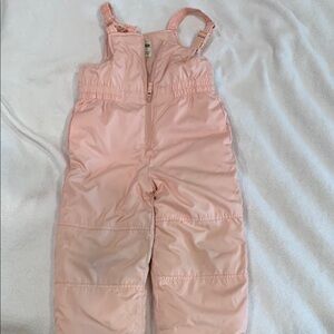 OshKosh B'gosh Pink Overalls Weather-Resistant Insulated